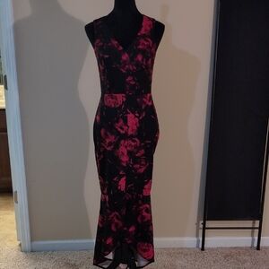 Black & Red Curvy Friendly Bodycon Dress